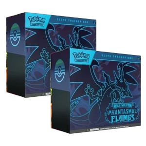 Mega Evolutions 02: Phantasmal Flames Elite Trainer Box.